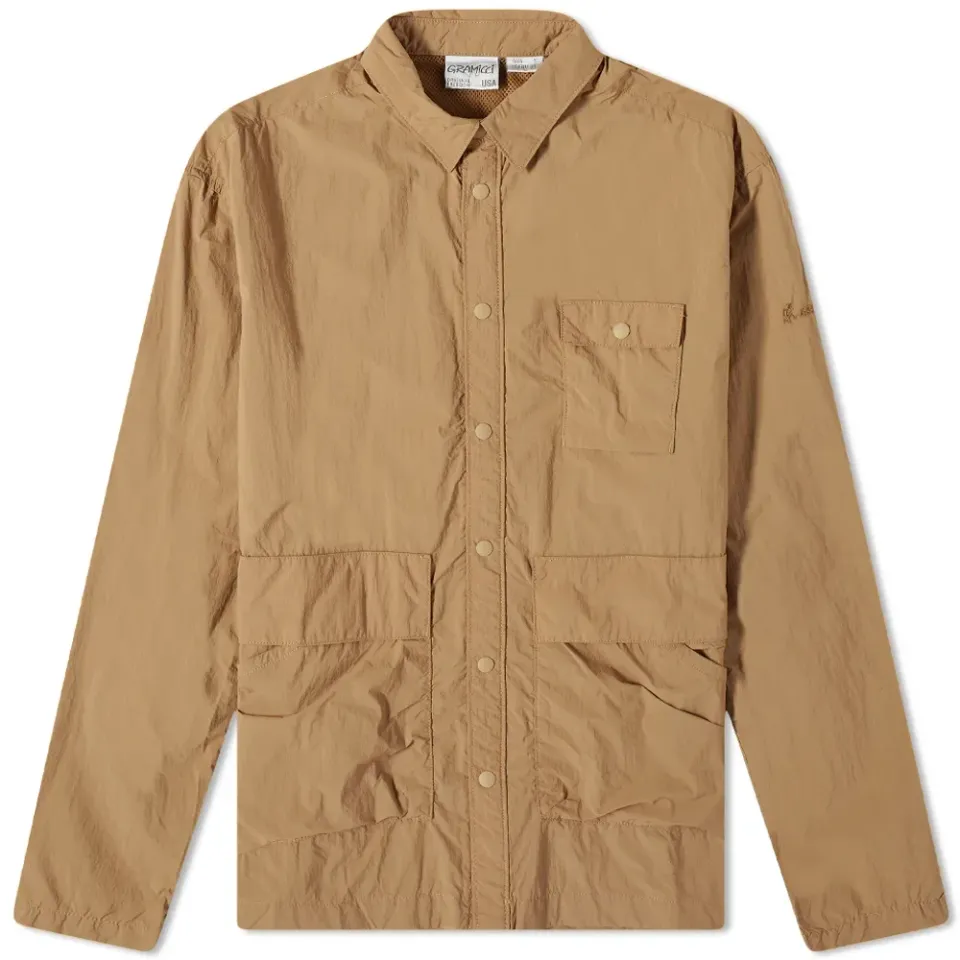 Light Nylon Utility Overshirt