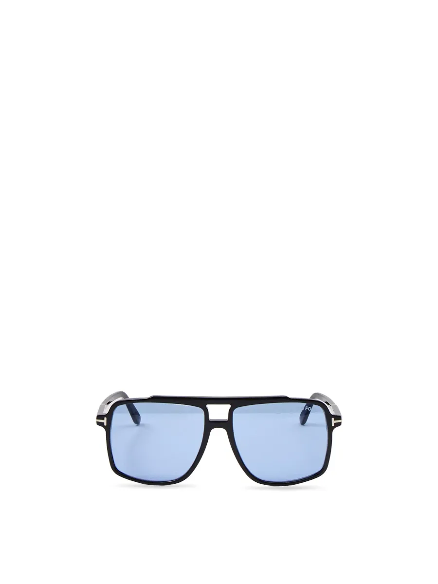 KEMP Shiny Black Sunglasses