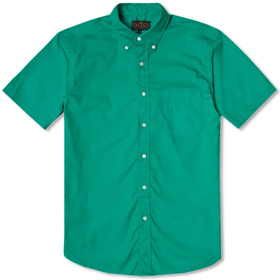 Button Down Broadcloth Short Sleeve Shirt