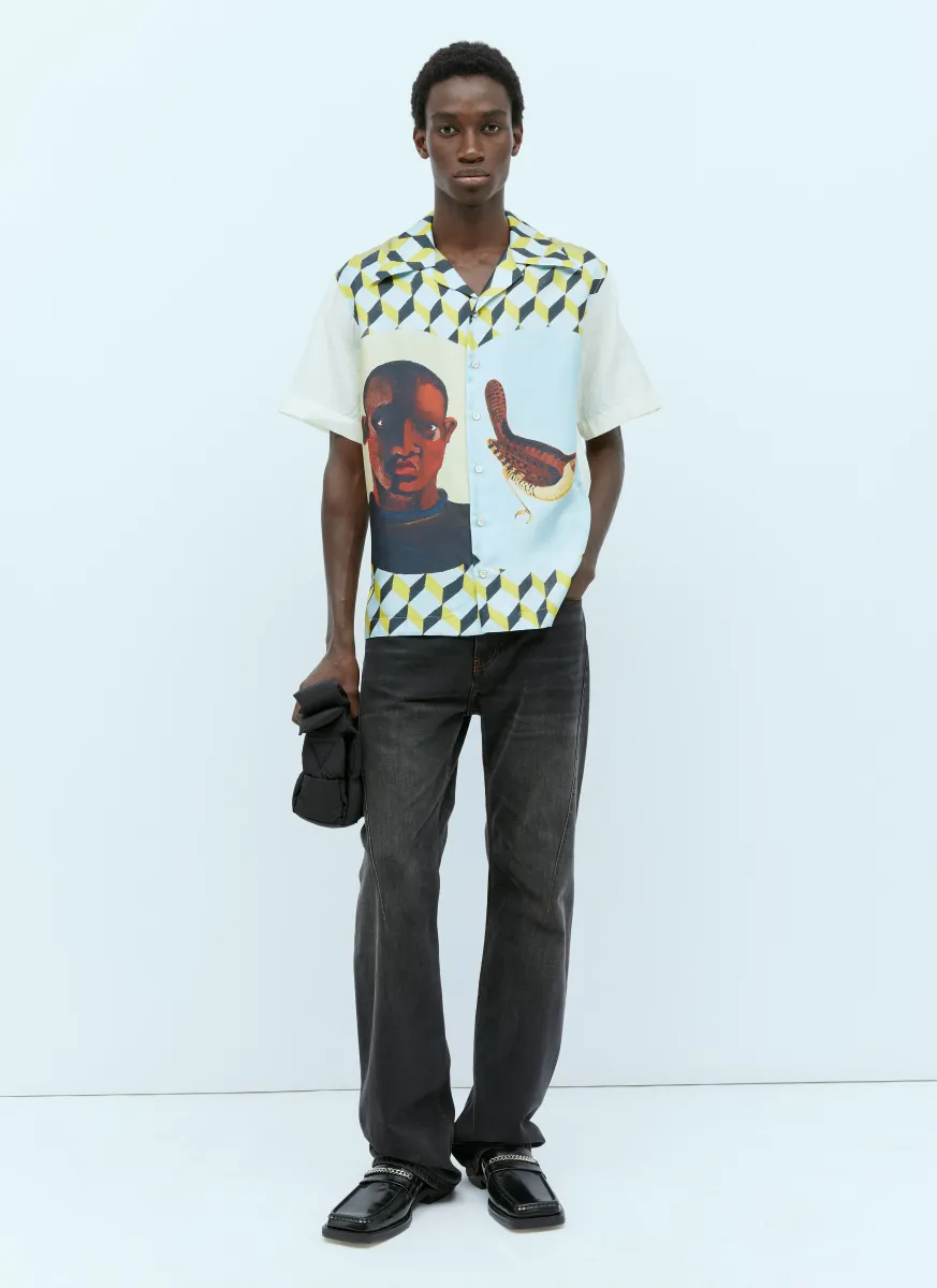 Birdsong Silk Shirt