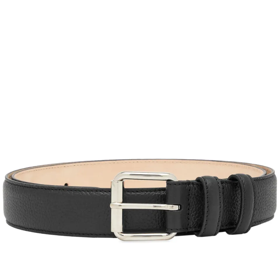 A.P.C. Paris Grain Leather Belt