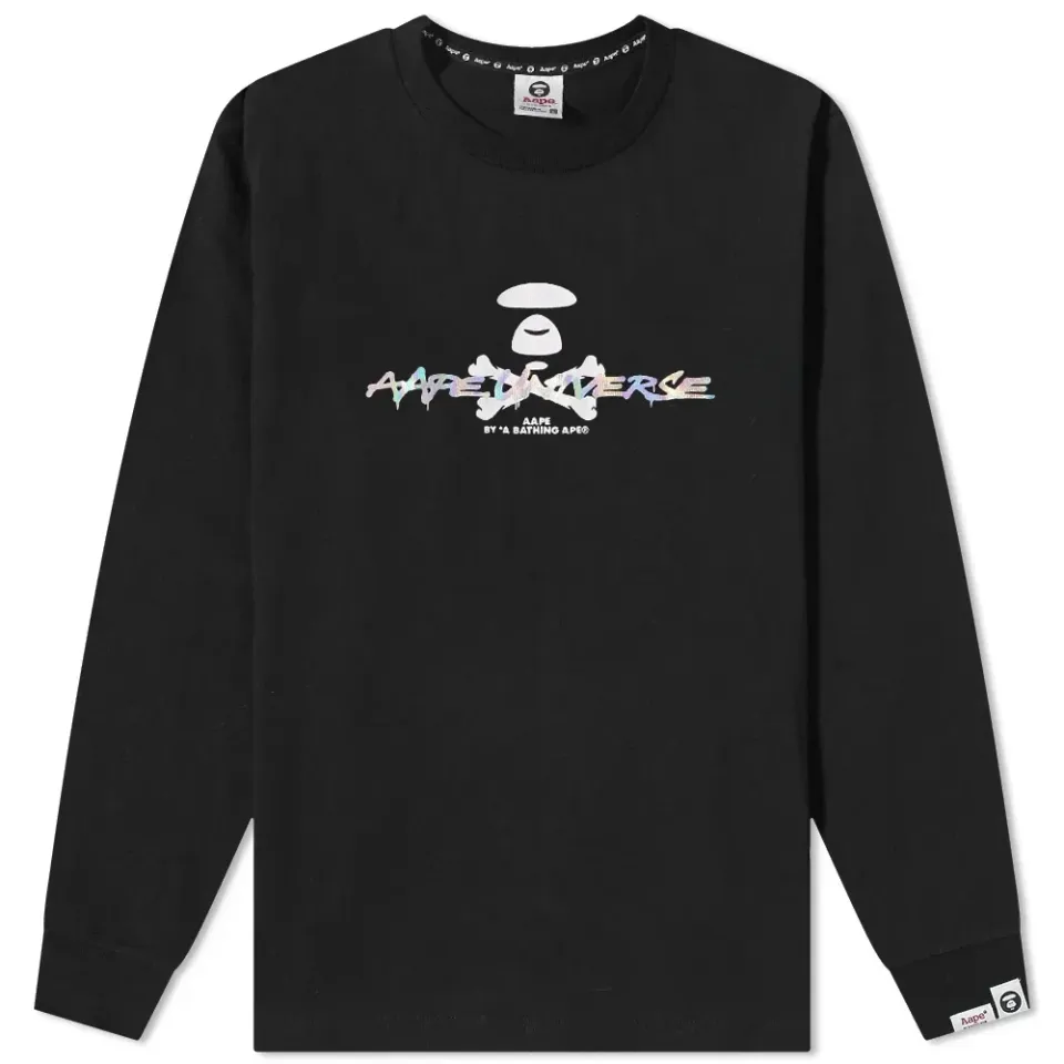 AAPE Long Sleeve AAPE Universe T-Shirt