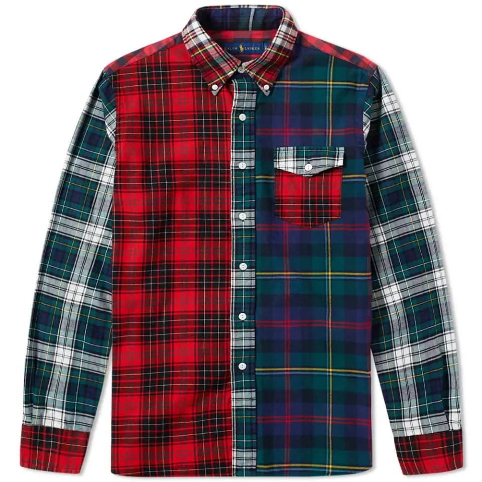 Button Down Fun Mix Shirt