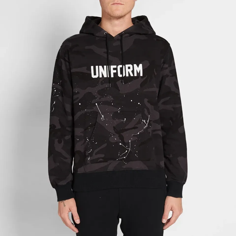 Camouflage Dripping Logo Hoody