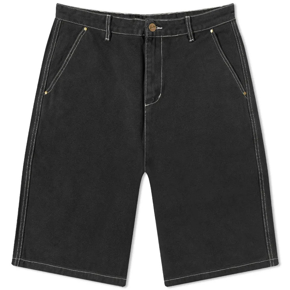Washed Canvas Work Shorts