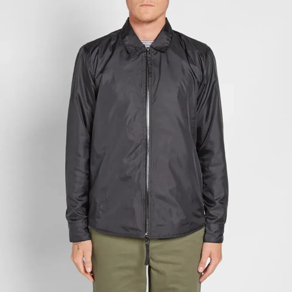 Ripstop Nylon Zip Shirt Jacket