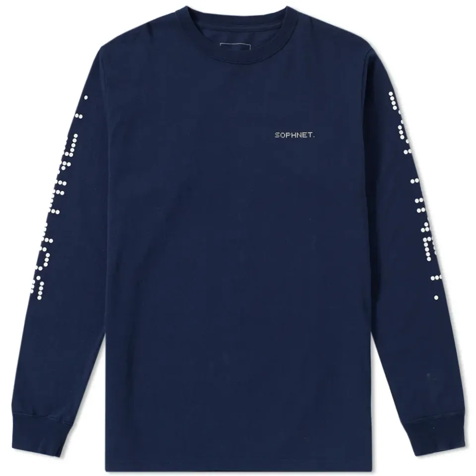 SOPHNET. Long Sleeve Authentic Logo Tee