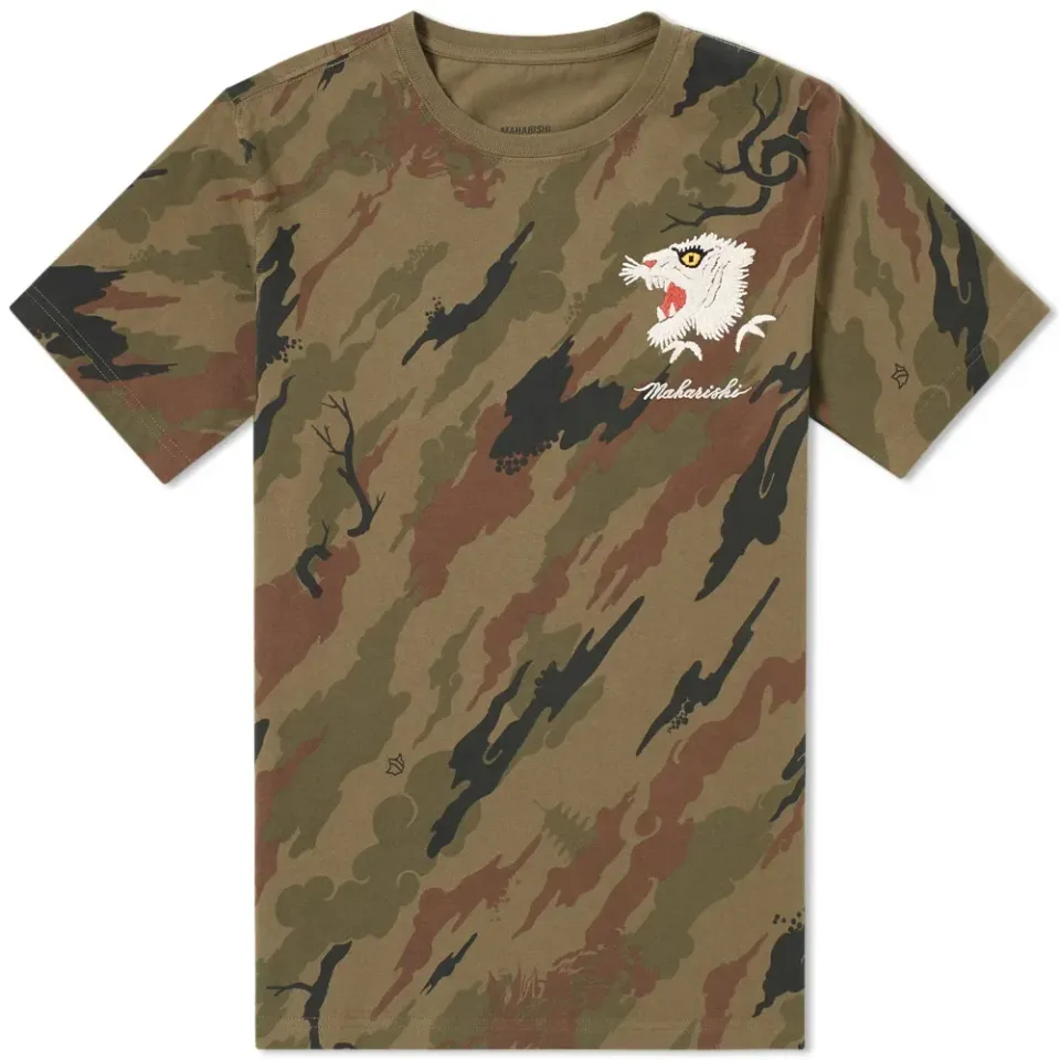 Camo White Tiger Tee