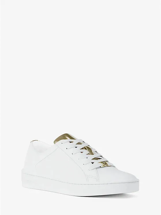 Keaton Leather and Metallic Sneaker