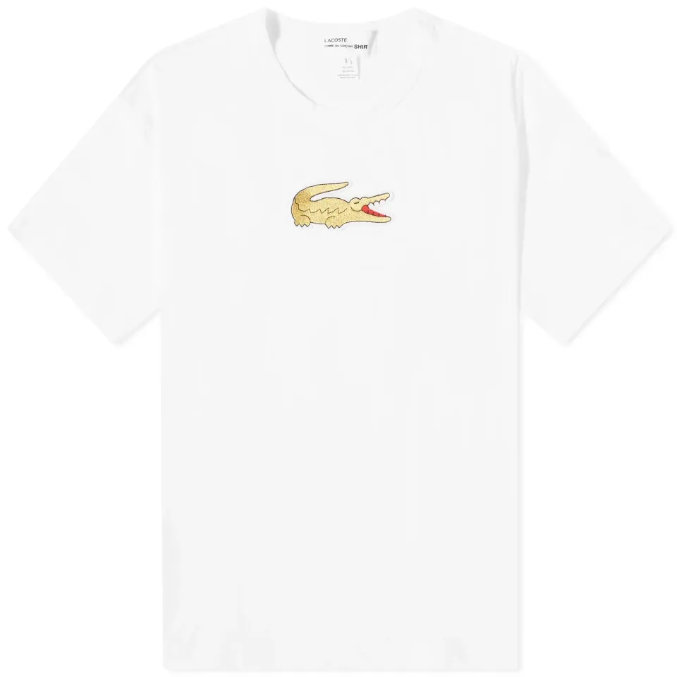 x Lacoste Large Croc Logo T-Shirt