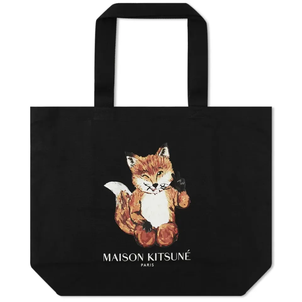 Maison Kitsuné All-Right Fox Classic Tote Bag