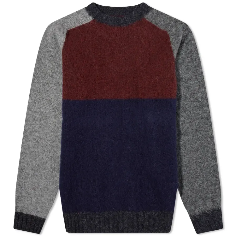Howlin' Firecracker Colour Block Crew Knit