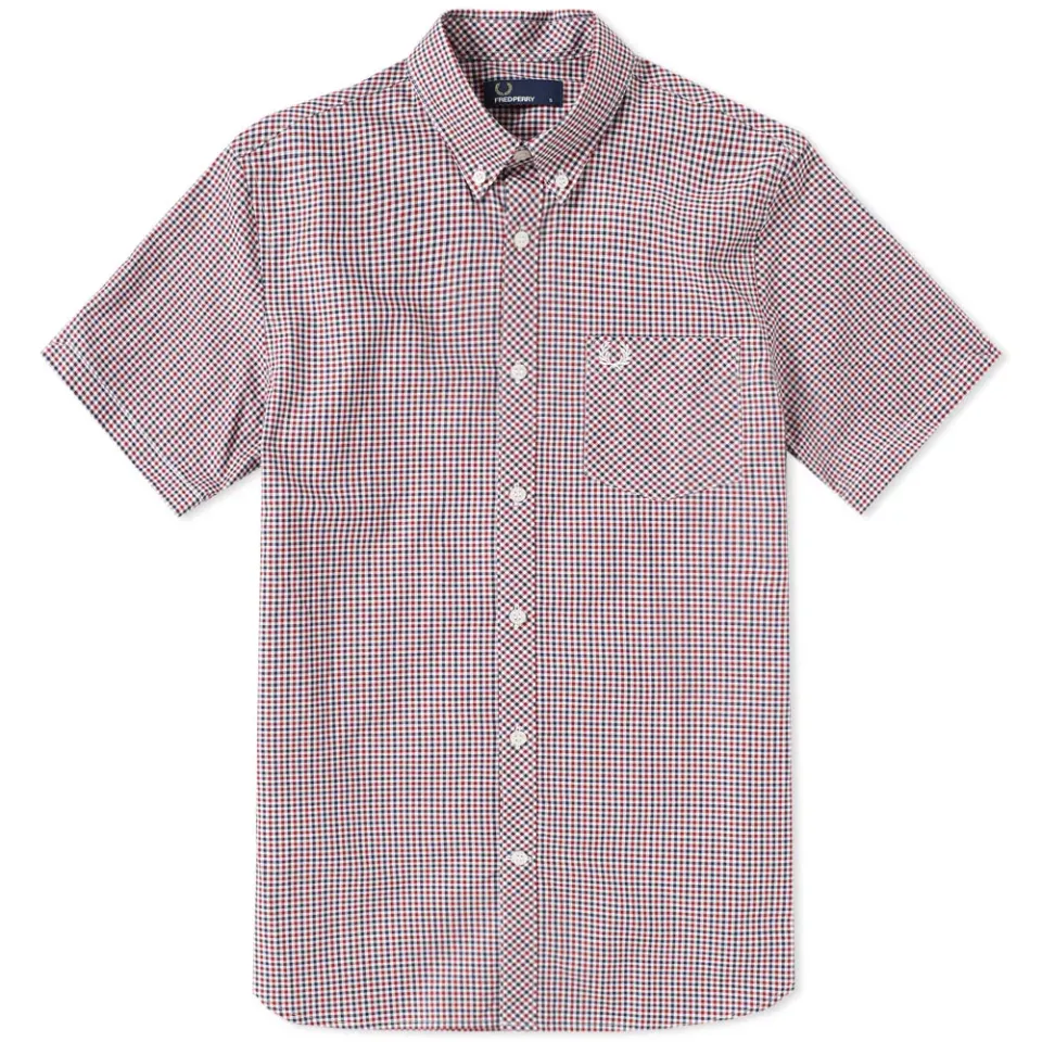 Fred Perry Short Sleeve Gingham Shirt