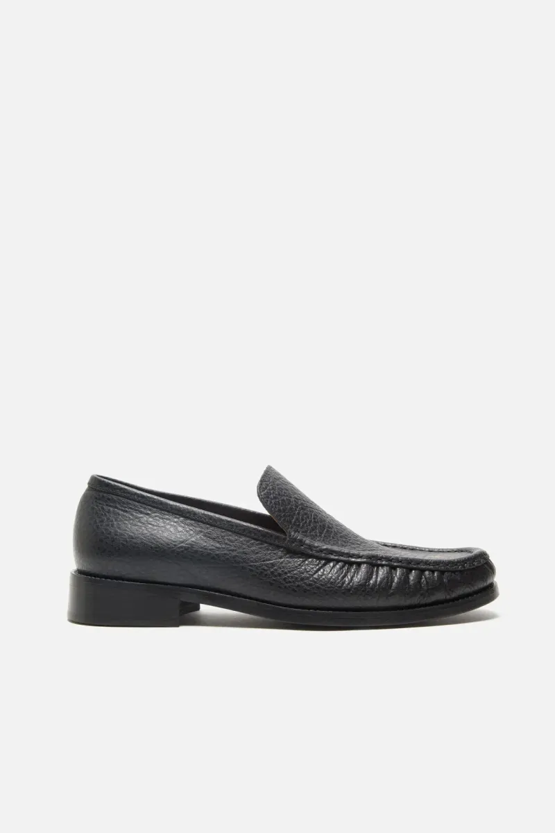 Leather loafers