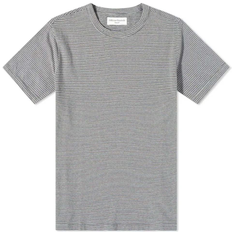 Officine Générale Fine Stripe T-Shirt