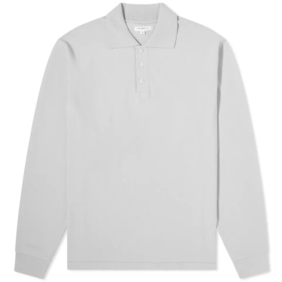 Lady White Co. Long Sleeve Three Button Polo