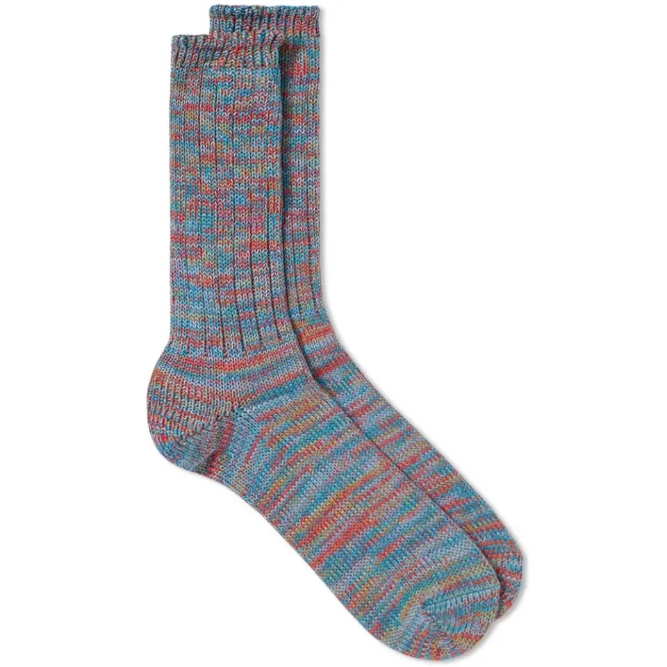 5 Colour Mix Crew Sock