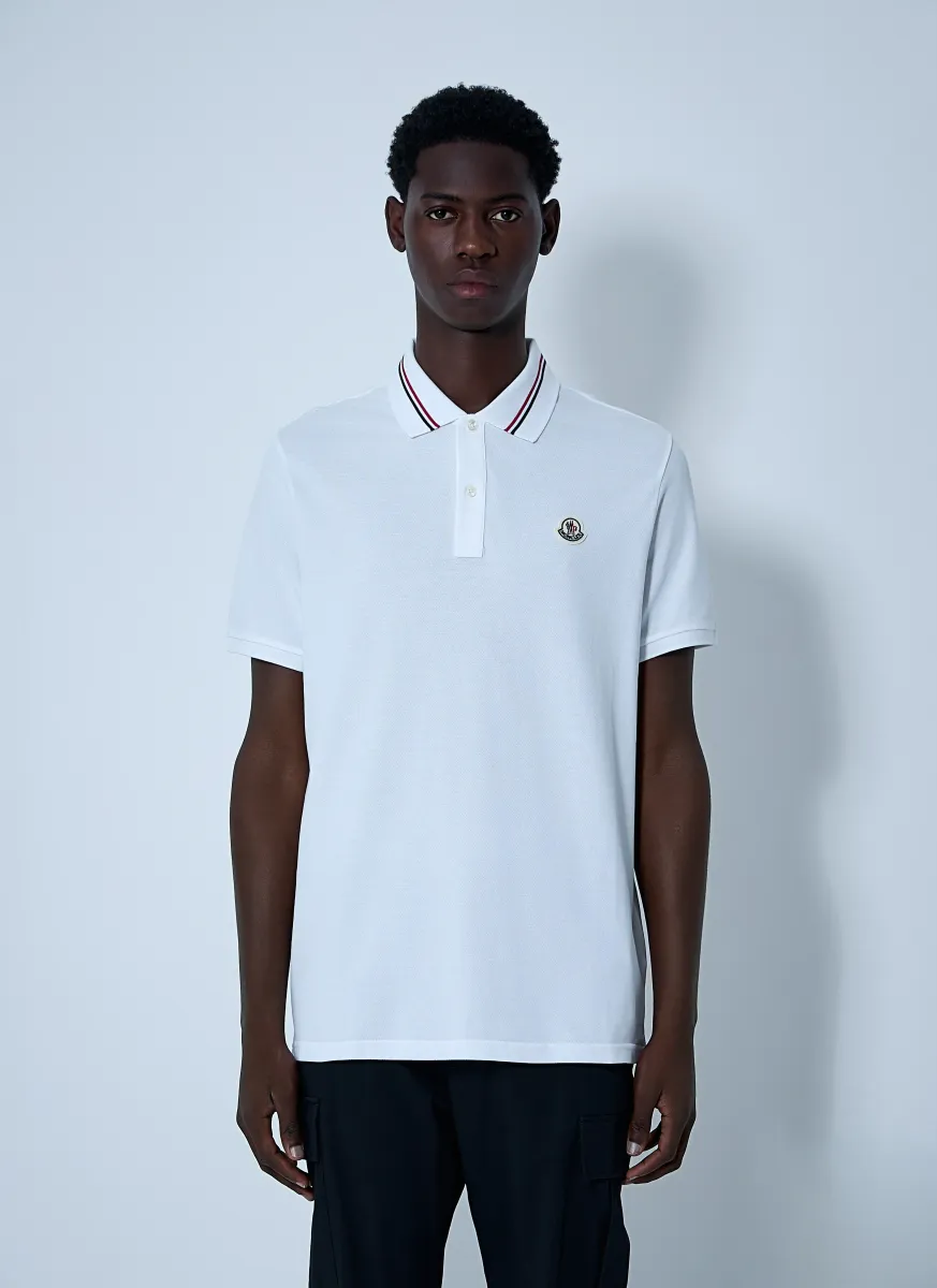 Logo Patch Polo Shirt
