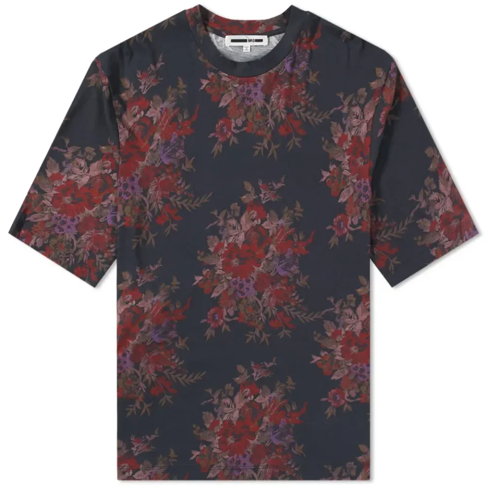 McQ Alexander McQueen Floral Print Tee