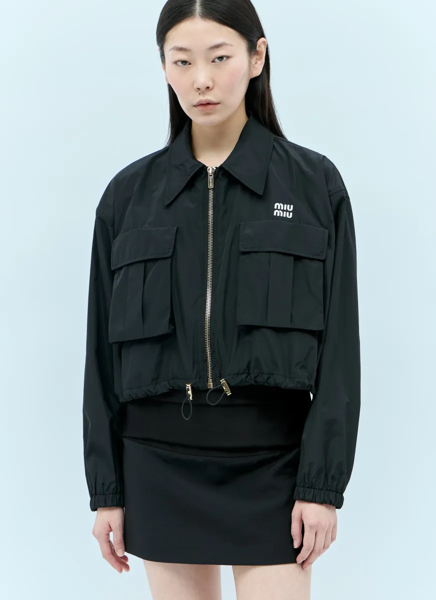Technical Cropped Jacket