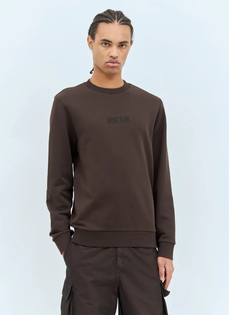 Logo Embroidery Sweatshirt