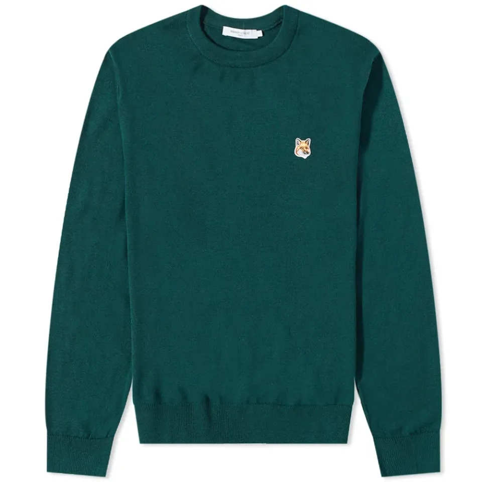 Fox Head Patch Classic Crew Neck Knit