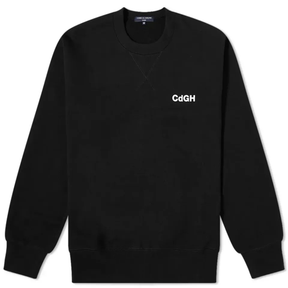 Comme Des Garcons Homme Logo Crew Sweat