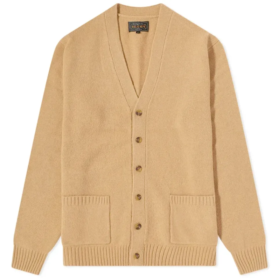 7G Elbow Patch Cardigan