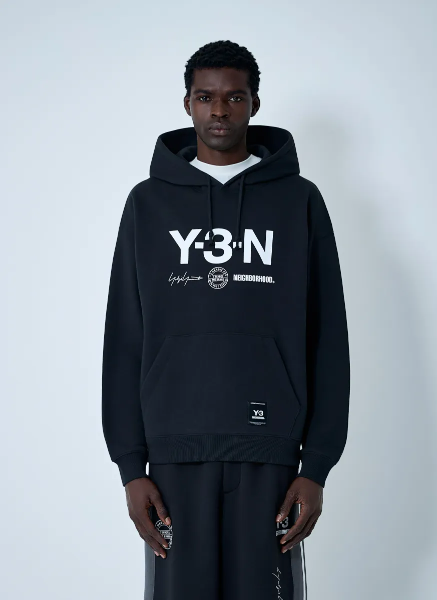 Logo Motif Hooded Sweatshirt
