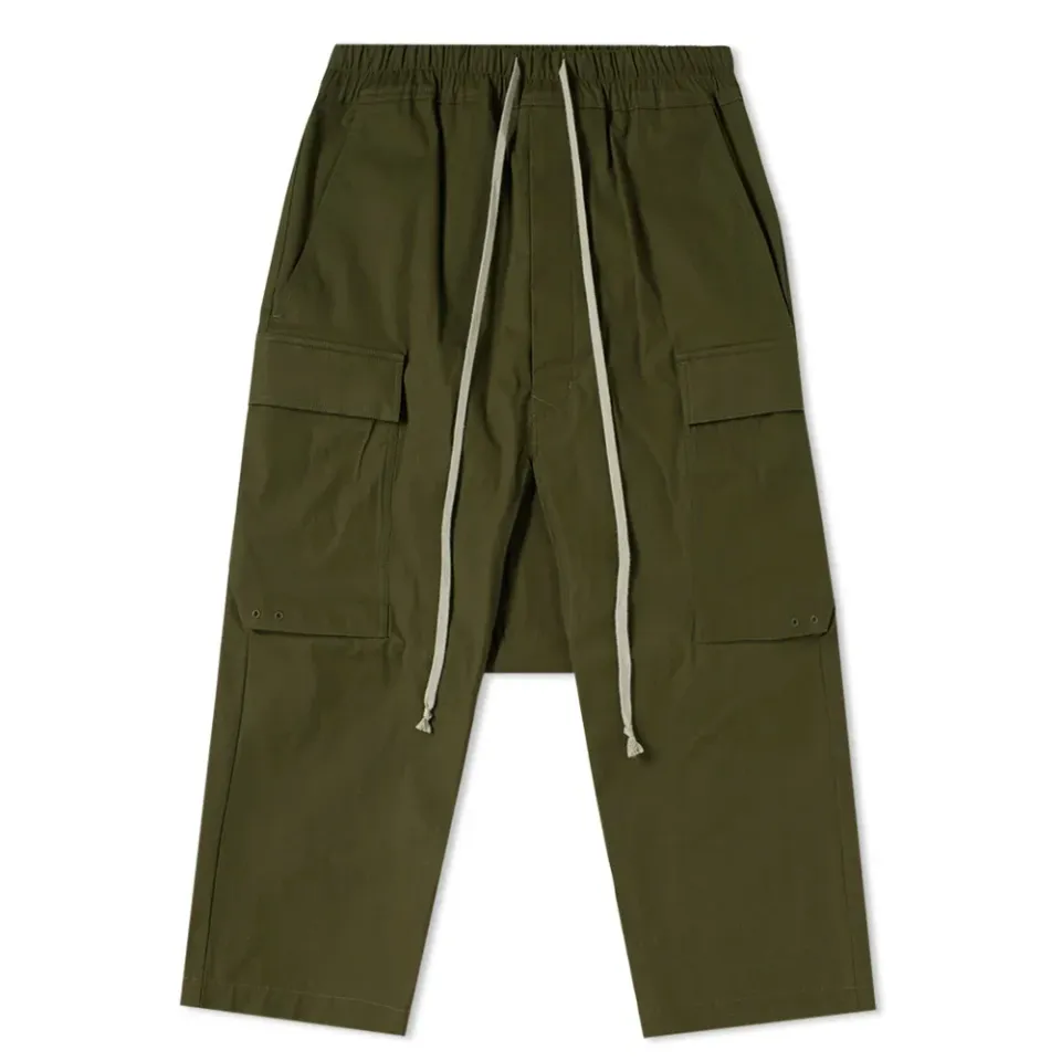 Drawstring Cropped Cargo Pant