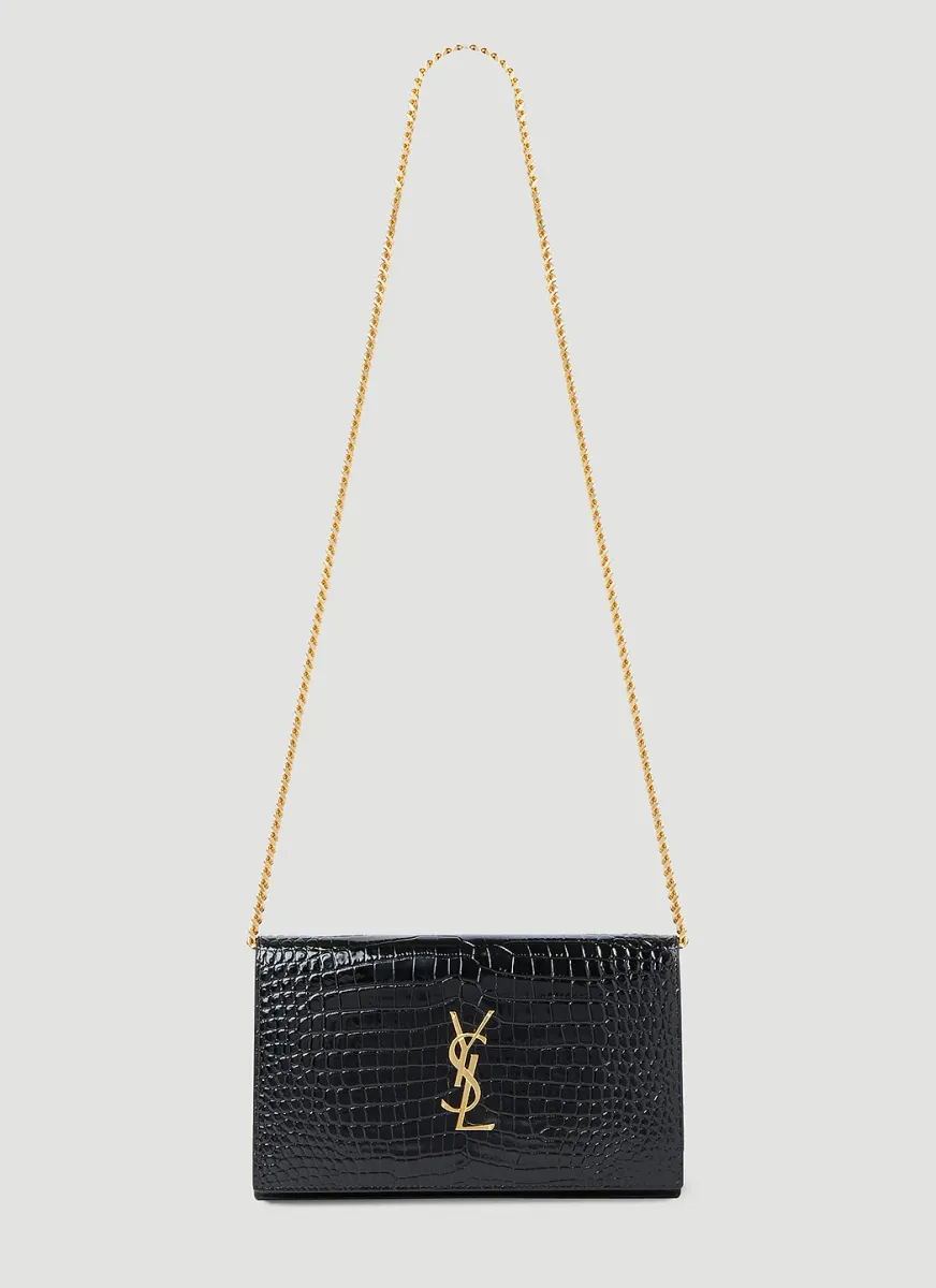 Logo Plaque Chain Wallet