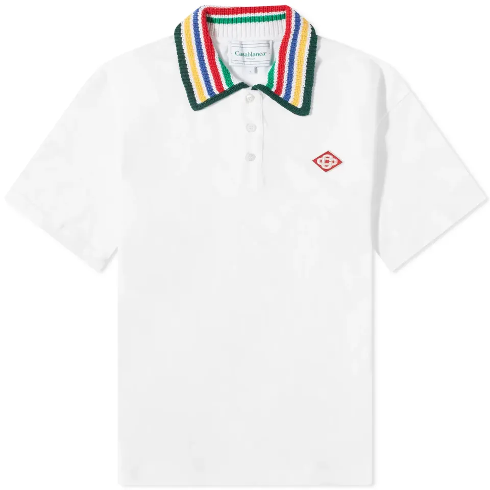 Knit Collar Classic Polo