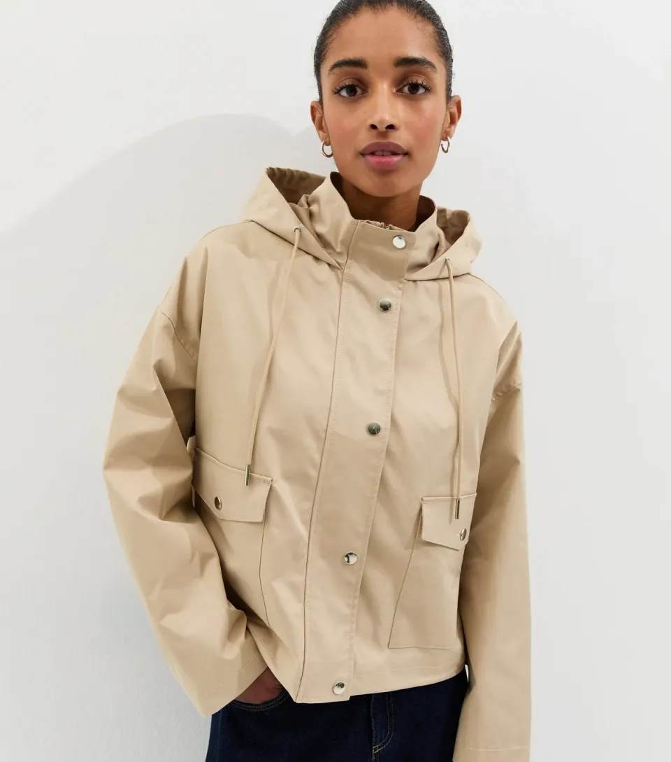 Women's Stone Hybrid Short Rain Jacket