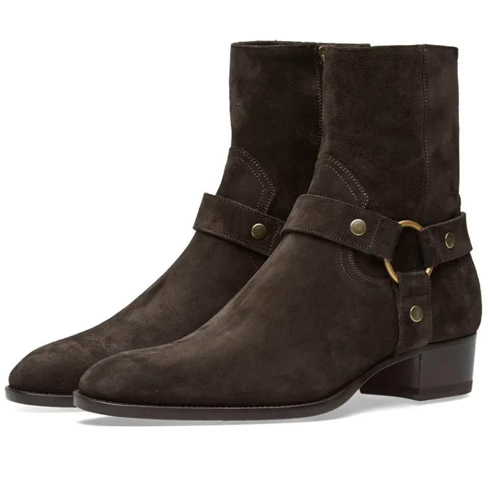 Wyatt Harness Suede Boot