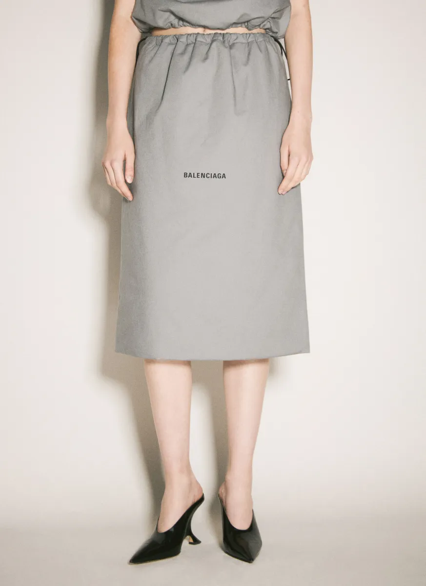 Shoe Bag Midi Skirt