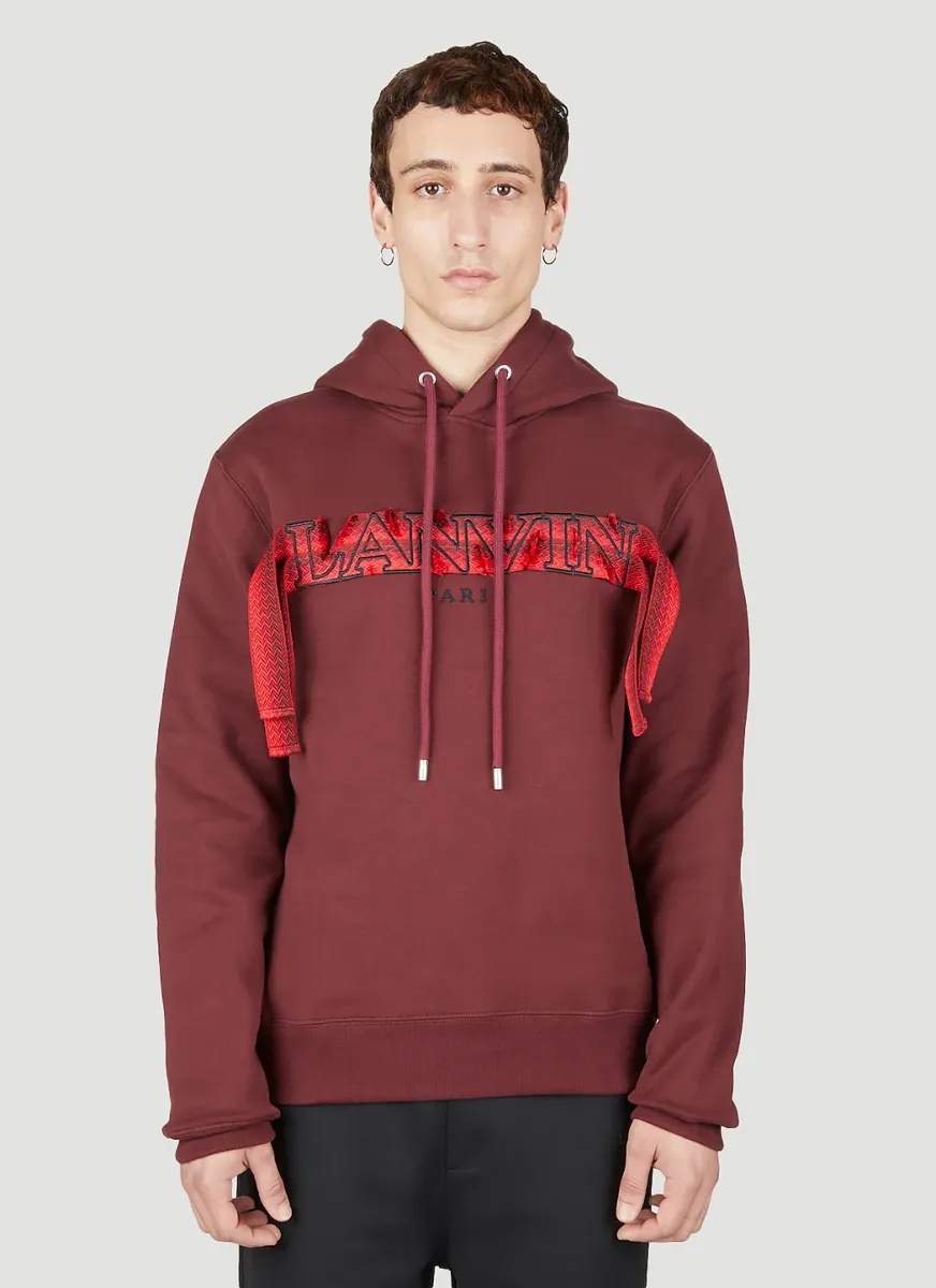 Embroidered Logo Hooded Sweatshirt