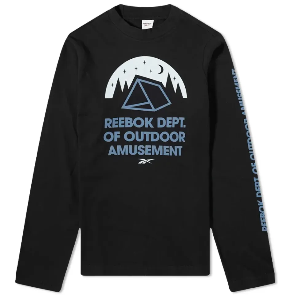 Classic Camping Graphic Ls T-Shirt