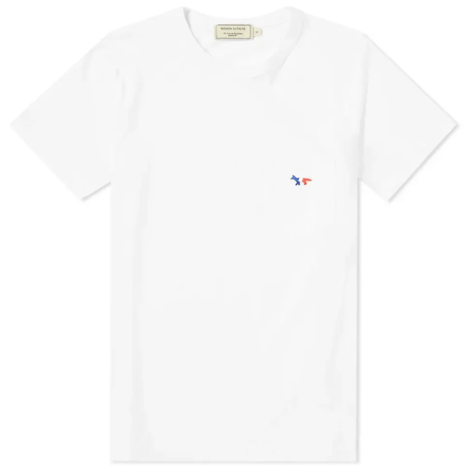 Maison Kitsuné Tricolour Fox Pocket Tee