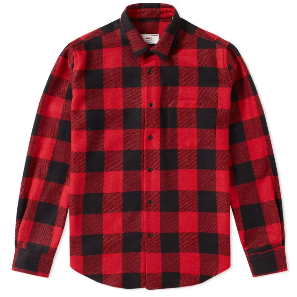 AMI Flannel Overshirt