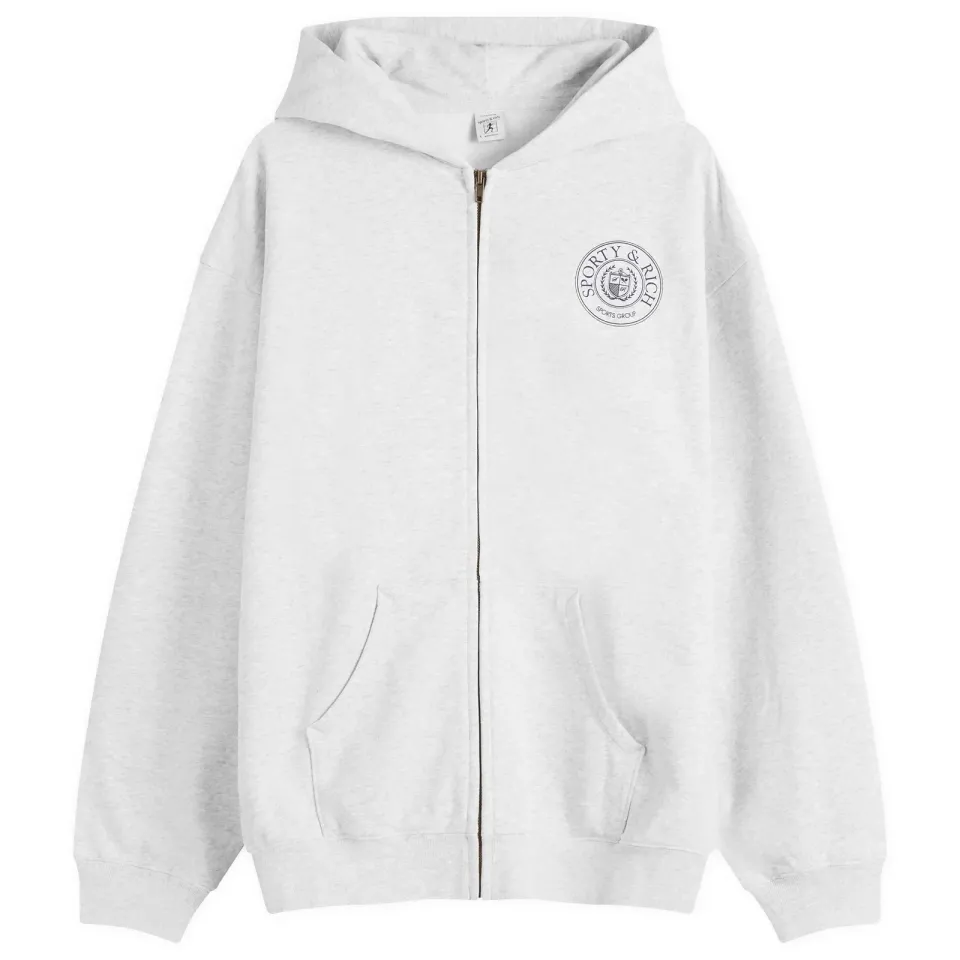 Connecticut Crest Zip Hoodie