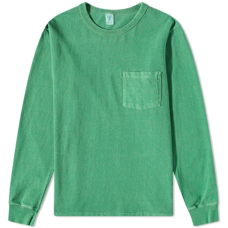 Long Sleeve Pigment Dyed Pocket T-Shirt