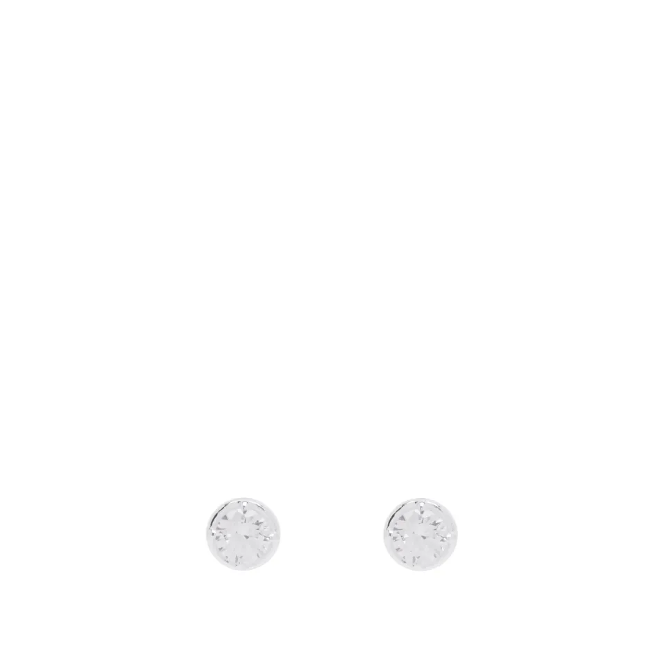 Round Stud Earrings
