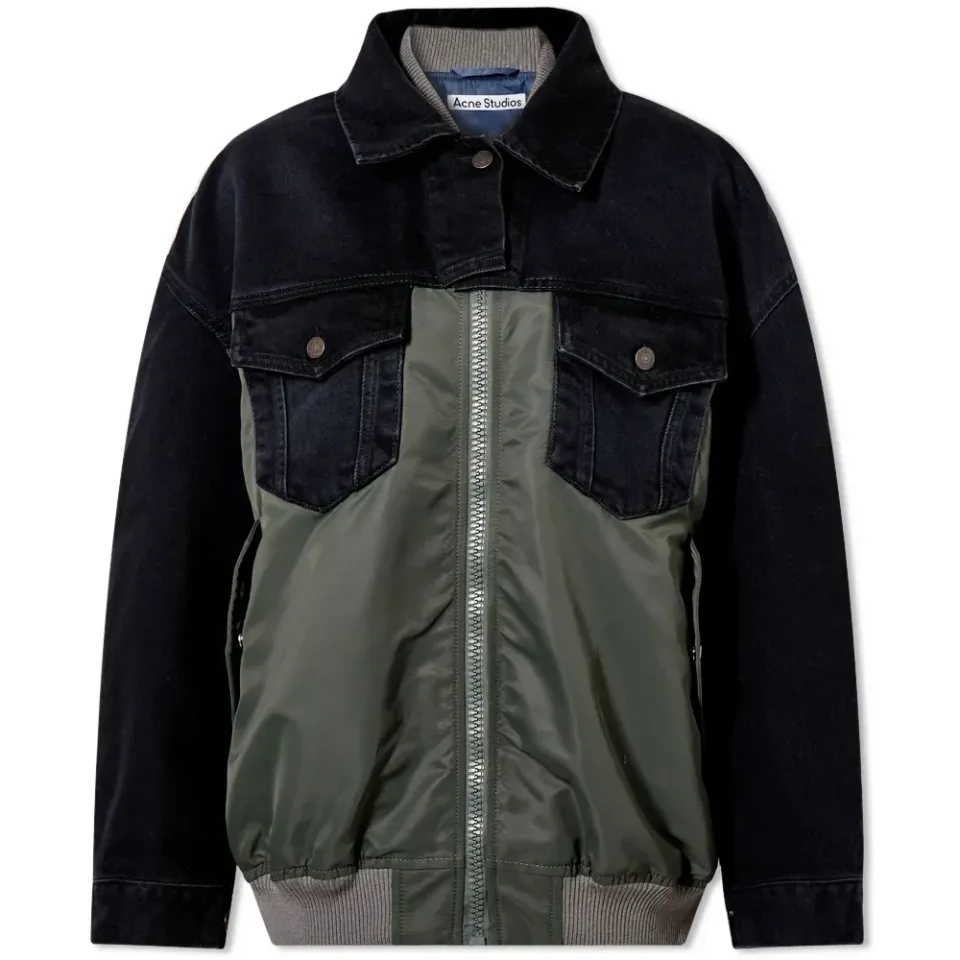 Deconstructed Panel Bomber Jacket