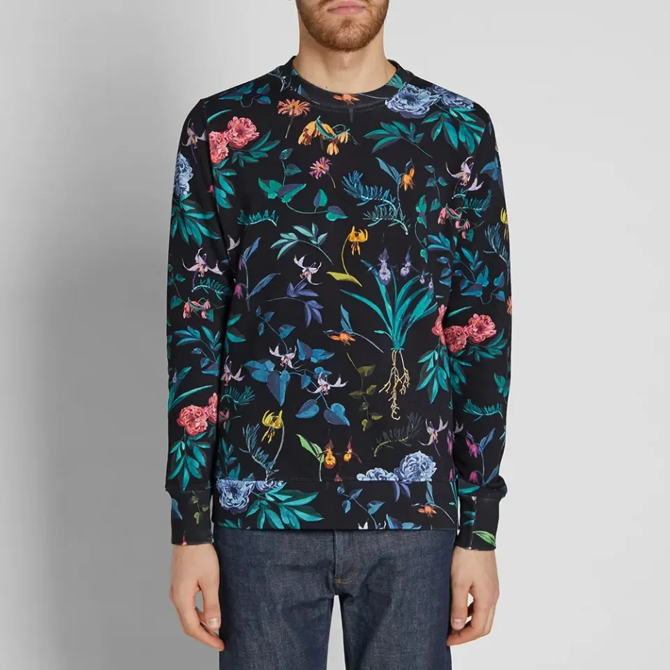 Floral Print Crew Sweat