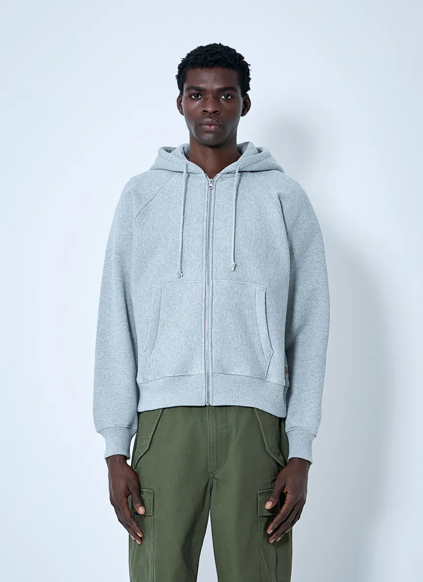Hooded Zip-Up Sweatshirt