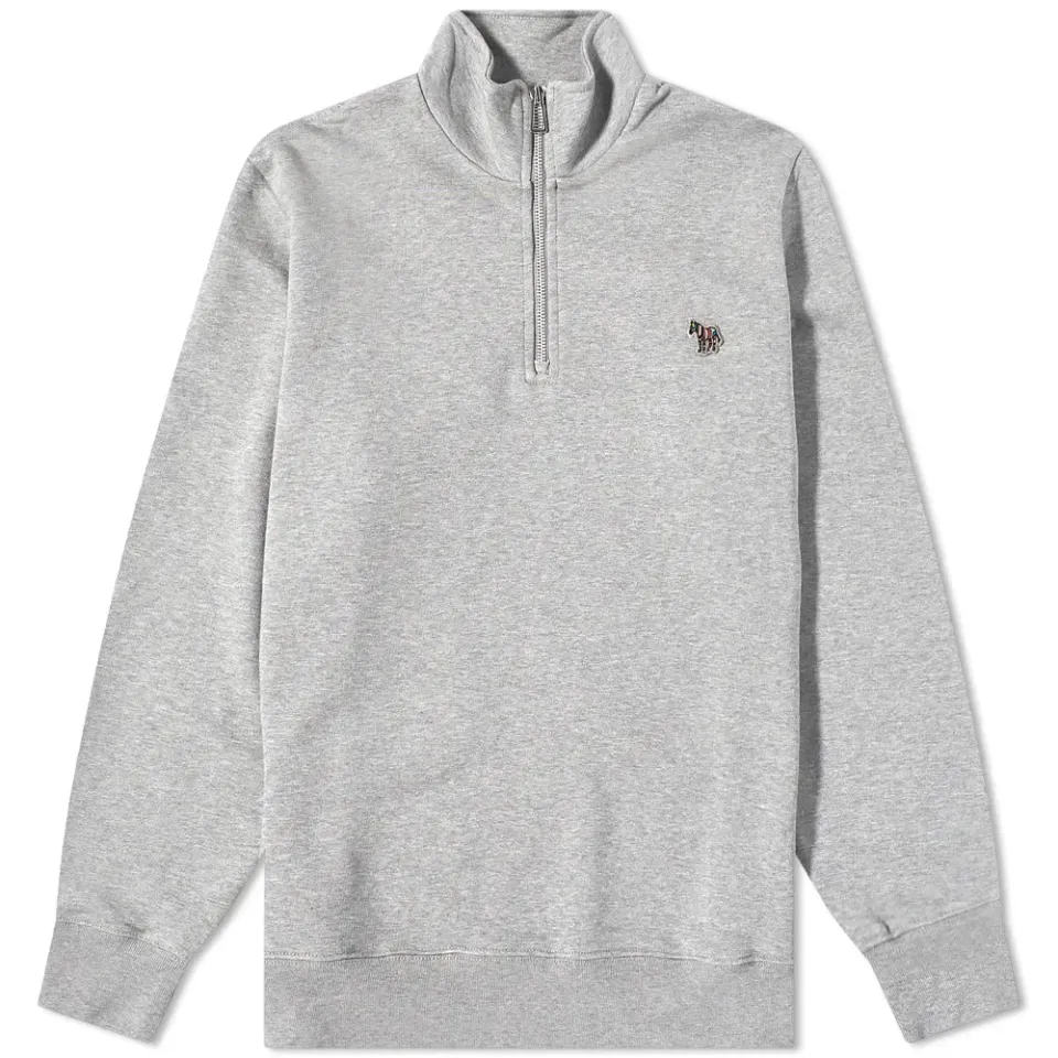 Zebra Half Zip Sweat