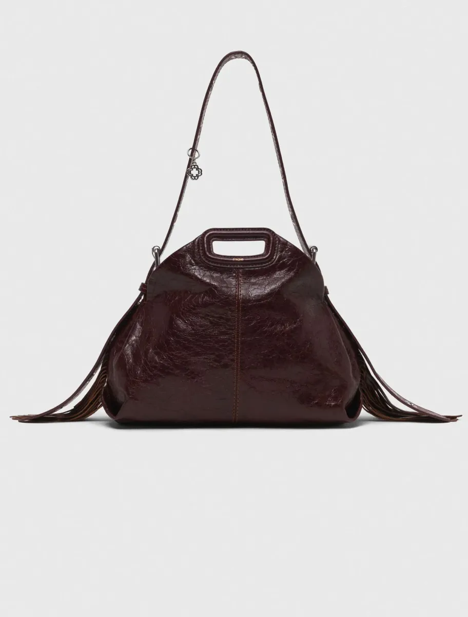Crackled leather Miss M bag