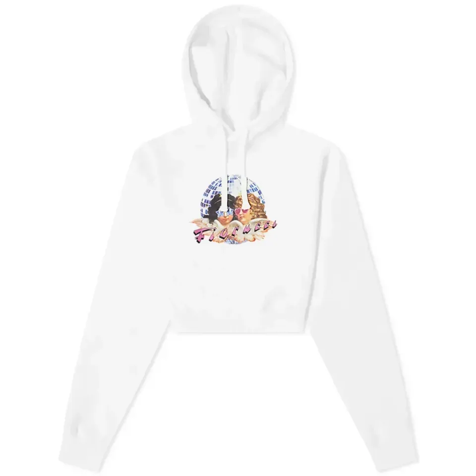 Disco Angels Crop Hoodie