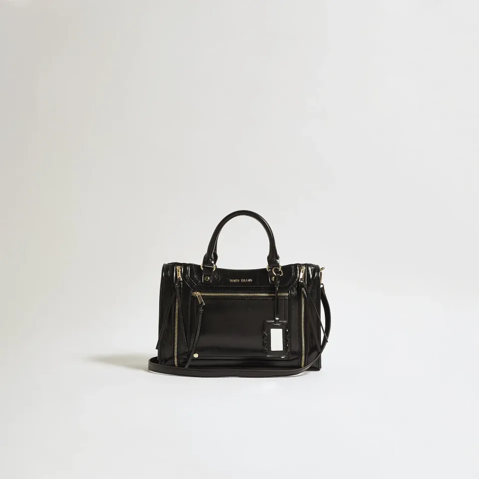 Zip Panel Tote Bag