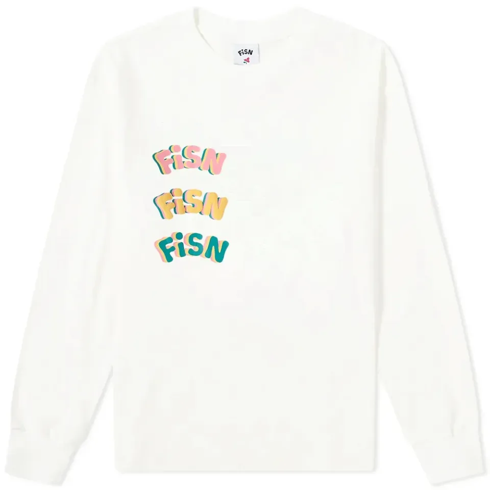 Long Sleeve Triple Logo T-Shirt